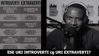 ESE URI INTROVERTI cg URI EXTRAVERTI?