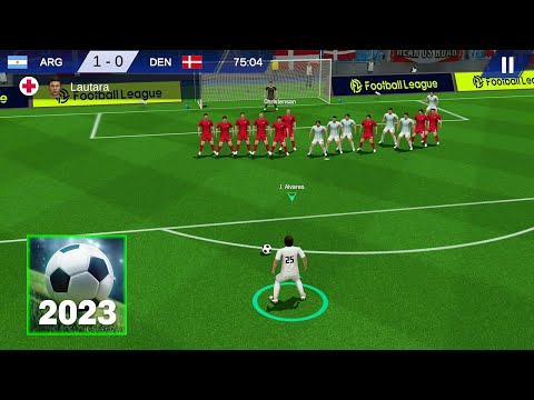 Liga de Fútbol 2023 Jugabilidad Android #3 Viva el fútbol mundial