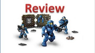 Review: Cobalt Combat Unit. Halo Mega Bloks. TheSSMotion