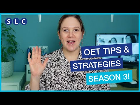 OET Tips And Strategies Season 3! - YouTube