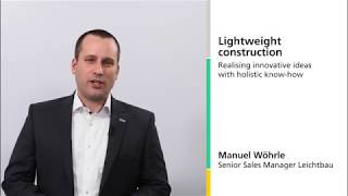 Expert presentation: Lightweight construction