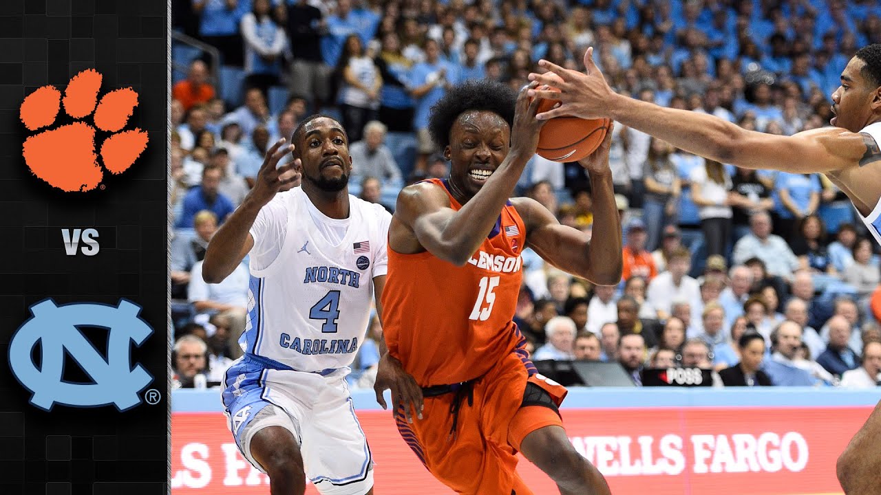 Clemson Vs. North Carolina Men's Basketball Highlights (2019-20) - YouTube