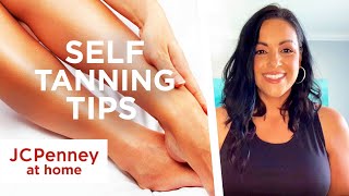 Self Tanning Tips & Tricks | Get a Flawless Tan at Home | JCPenney