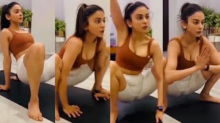 Gorgeous Rakul Preet Singh Latest New Early Morning Yoga Video