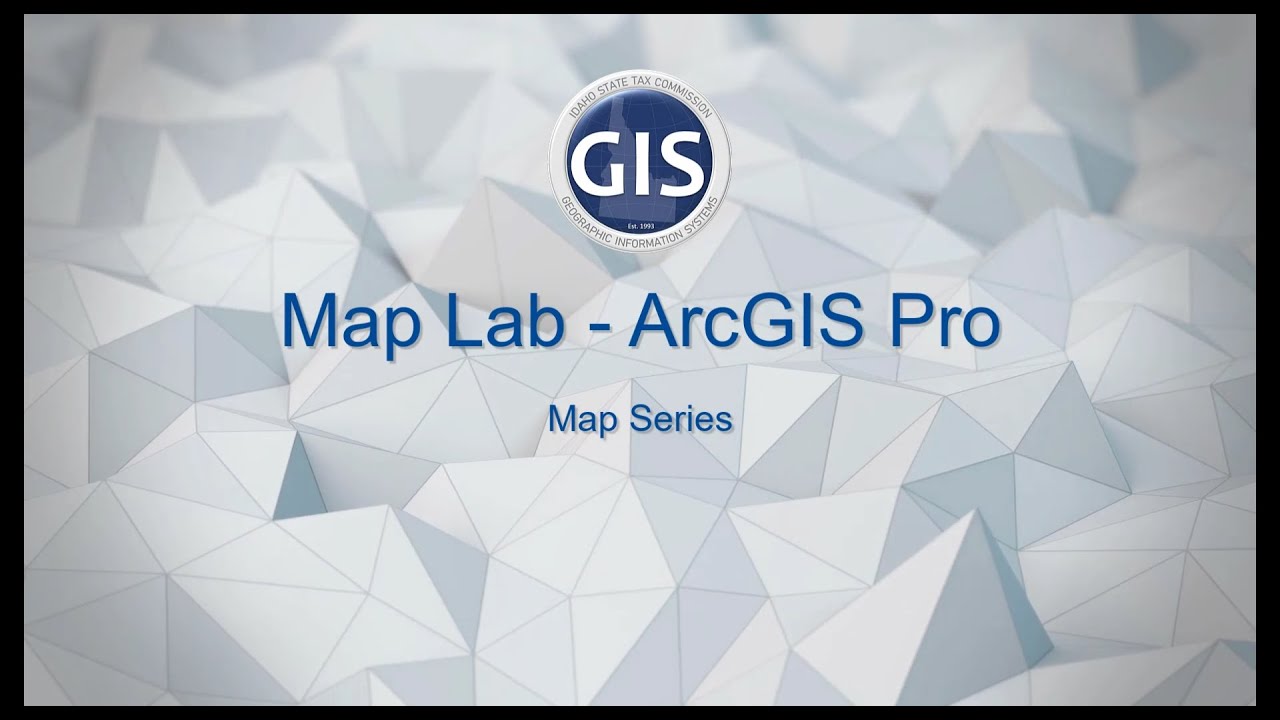 ArcGIS Pro - Map Series - YouTube