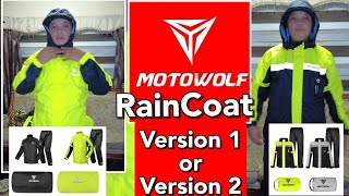 MotoWolf RainCoat - Ver. 1 or Ver. 2