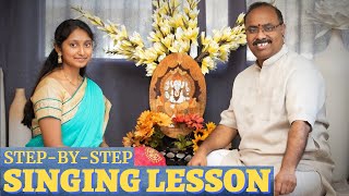 Learn Carnatic Music | Dr. Vyzarsu | Gajananayutham Ganeshwaram | Carnatic Lesson