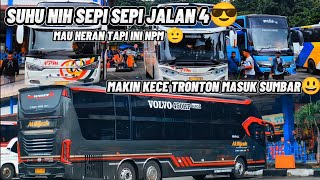 LAGI SEPI PENUMPANG TAPI PALING BANYAK DARI KPR || VOLVO ALHIJRAH MENJADI PEMBEDA DI LINTASAN SUMBAR