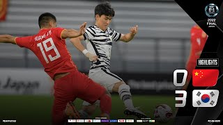 #EAFF E-1 Football Championship 2022 Final Japan M2 Highlights China PR vs Korea Rep.