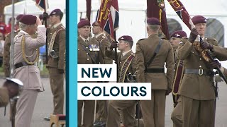Prince Charles Presents Parachute Regiment With New Colours! • EXTENDED HIGHLIGHTS