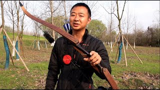 家用电器端出来当靶，美洲猎弓大显神威射成渣 American Hunting Bow in China