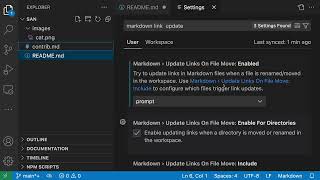 VS Code tips — Markdown automatic link updates