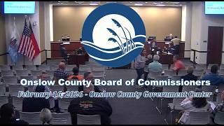 Onslow County Board of Commissioners' Regular Meeting