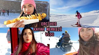 Erciyes Kayak Merkezi Vlog 🏂 |Teleferik,Fiyatlar,Sucuk Ekmek, Jet-ski,Kayak |⛄