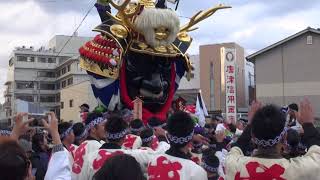 町廻唐津くんち　２０１７年　翌日祭（町廻り）　卒業