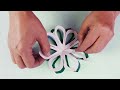 origami paper cutting flower diy paper flower easy flower cutting ideas