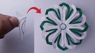 Origami paper cutting flower | DIY paper flower | Easy flower cutting ideas