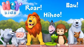 I Versi Degli Animali per bambini | Cartoni animati & Canzoni per bambini - HeyKids