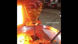 Street Food | Shawarma Roll | Chicken Shawarma Recipe | Pita Bread | Hot Sauce