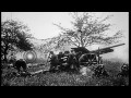 german field artillery covering infantry advance during world war i hd stock footage