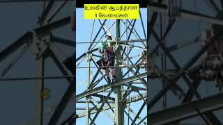 Watch till end😱 #shorts #shortvideo #tamil #facts #dangerousjobs #viral #like #subscribe #tamilfacts