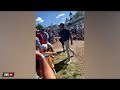 bryson dechambeau tossed a ball to a kid and a grown man swiped it from him furious reaction