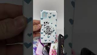 Capinha de celular para Samsung Galaxy A01 Core com suporte para dedos