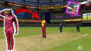 🔥S.Cottrell Wicket Celebration Army Salute |Real cricket 20|   #shorts