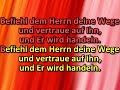 befiehl dem herrn deine wege