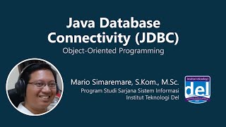 Java Database Connectivity - JDBC | PBO | Bahasa Indonesia