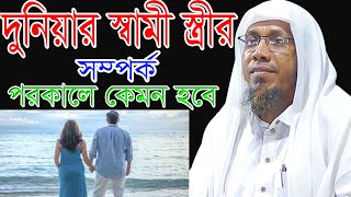 দুনিয়ার স্বামী স্ত্রীর সম্পর্ক পরকালে কেমন হবে। রফিক উল্লাহ আফসারী । Rofiqulla Afsari waz