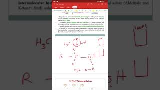 Structure and physical properties of aldehyde and ketone