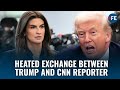 Trump Clashes With CNN’s Kaitlan Collins Over Epstein Files, Redactions and Survivor Objections