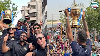 Hardik Pandya Enjoying Gujarat Crowd in Ahmedabad | IPL 2022 Champions | Gujarat Titans