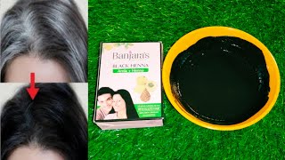 Banjaras black henna review | Banjaras black henna how to use | How to mix henna to get black hair