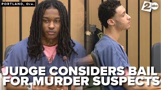 Judge considers bail for two suspects accused of killing Gresham, Oregon boy while he was sleeping