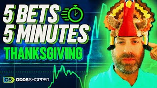 5 Best NFL Bets In 5 Minutes | Thanksgiving Day NFL Picks & Predictions | Week 12 Betting Picks