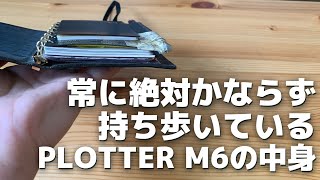 常に持ち歩くミニ6サイズのシステム手帳の使い方【PLOTTER】【手帳術】