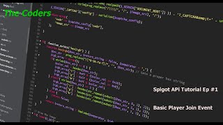 Spigot API Tutorial Ep #1 || Basic Player Join Event