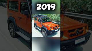 Evolution of force Gurkha (2010/2024)#force #gurkha #4x4×4 #offroad #evolution #forcegurkha #shorts