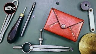 leather card holder | credit card wallet | business card wallet | make a leather wallet