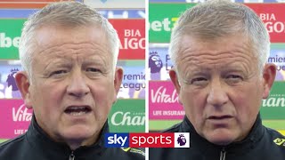 Chris Wilder slams his Sheffield United team after 2-0 defeat to Leicester City