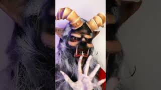 guys😂#krampus #christmasmonster #creativemakeup #sfx #facepainting #funny #holiday #christmasmakeup