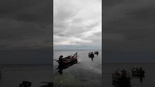 இது கடல் தானா இல்ல குளம்மா 🏊 peacefull sea 🌊#thondi #beach #harbor #peaceful #sea #ytshort #like