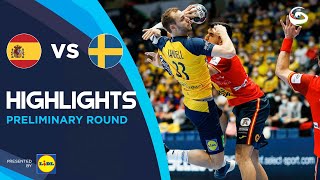 Spain vs Sweden | Highlights | Preliminary Round | Men's EHF EURO 2022