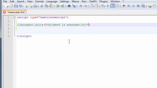 Javascript Tutorial -5- Comments