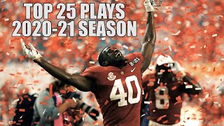 Top 25 Plays Of The 2020-21 College Football Season ᴴᴰ