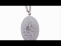 sterling silver large oval profile miraculous medal 27 inch chain the catholic company