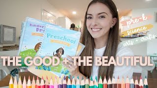THE GOOD AND THE BEAUTIFUL HOMESCHOOL CURRICULUM REVIEW ✏️ | preschool, kinder prep, science, crafts