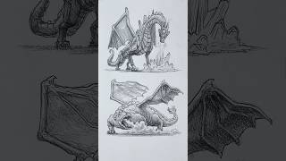 How To Draw A Dragon 🐲 #art #drawing #foryou
